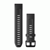 QuickFit 20 Watch Bands - Black silicone - 20 mm - 010-13102-00 - Garmin